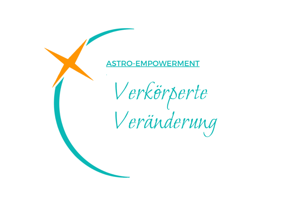 Astro-Empowerment – Verkörperte Veränderung. Logo der körperorientierten astrologischen Begleitmethode von Sabine Engels.